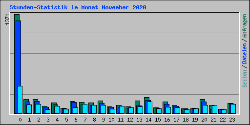 Stunden-Statistik im Monat November 2020