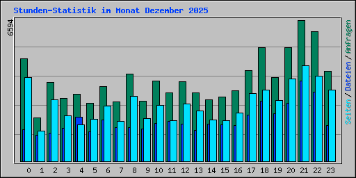 Stunden-Statistik im Monat Dezember 2025