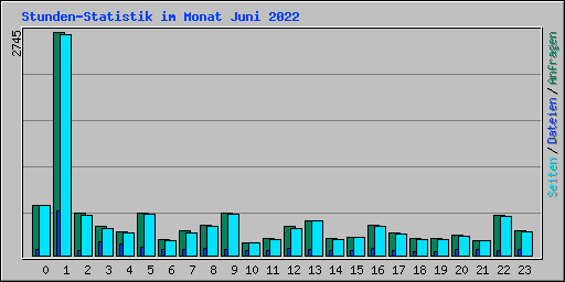 Stunden-Statistik im Monat Juni 2022